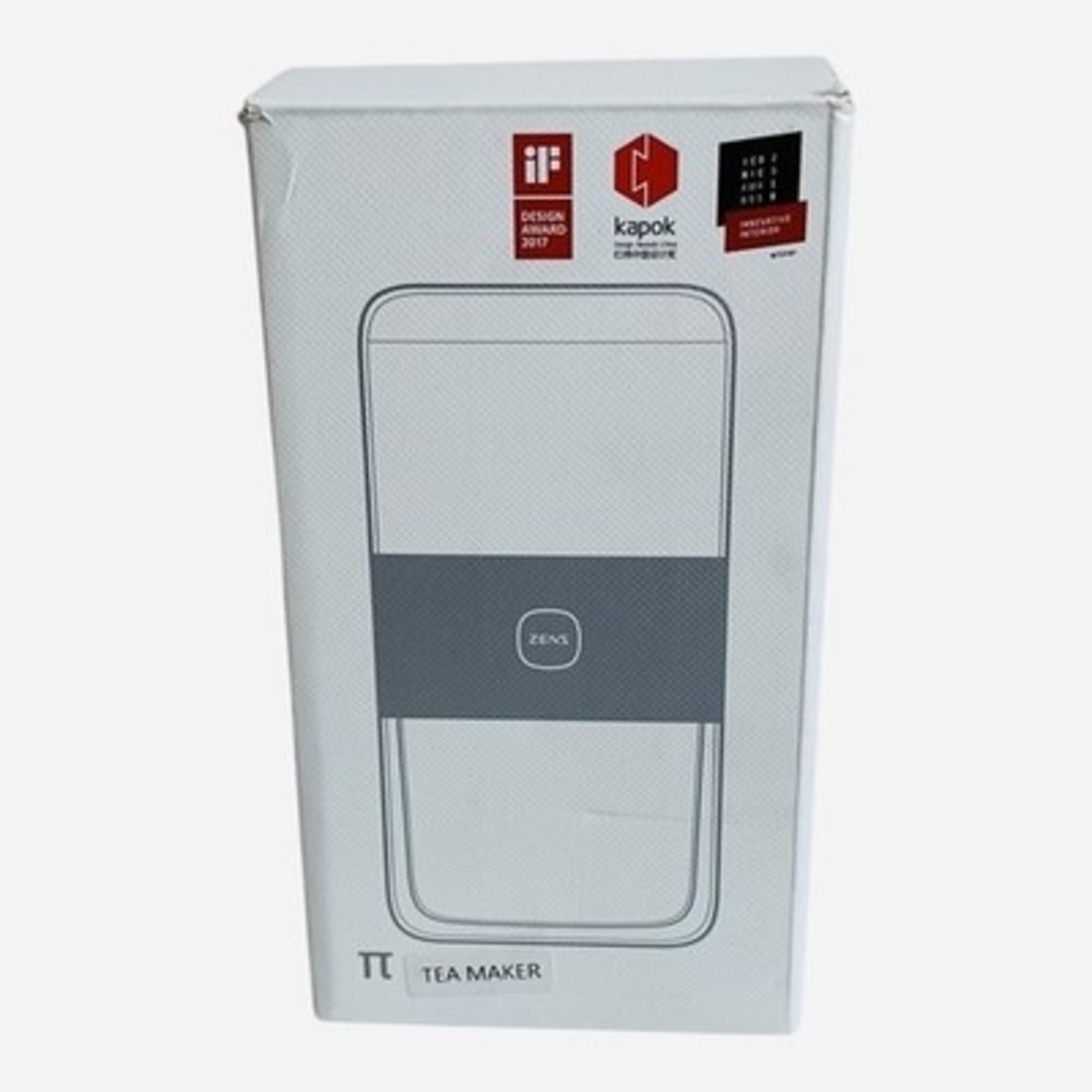 ZENS Tritan Travel Tea Set TEA MAKER Aqua Blue New in Box - Picture 6 of 7